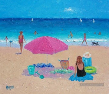 filles sur la plage Impressionnisme enfant Peinture à l'huile